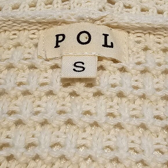 Women’s POL Cream Knit Hoodie in Perfect Condition, Small - Picture 2 of 11